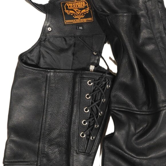🔥 Milwaukee Leather XS Motorcycle Chaps – Excellent Condition 🔥 - Picture 4 of 8